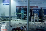 Журналистам показали место взрыва в Домодедово спустя сутки 