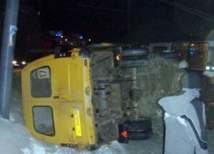Число пострадавших в аварии маршрутки на Сколковском шоссе возросло до двенадцати 