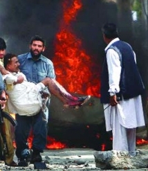 Прогремел взрыв в торговом центре на юге Афганистана 