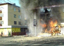В Дагестане взорвали дверь гастронома 