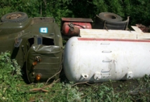В Тамбовской области опрокинулась цистерна, перевозившая аммиачную воду 