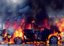 В Дагестане взорвался автомобиль с тремя неизвестными 
