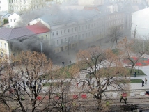 Пожар в Замоскворечье 