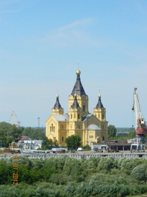 В Нижнем Новгороде горит кафедральный собор Александра Невского 