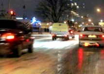 В связи с морозами ГИБДД призвало водителей быть аккуратнее на дороге
