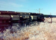 В Еврейской АО столкнулись два железнодорожных грузовых состава 