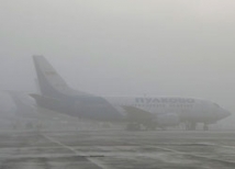 Аэропорт в Сочи накрыло туманом 