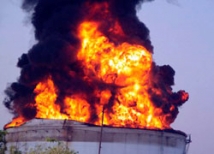 Второй взрыв на ангарской нефтебазе 