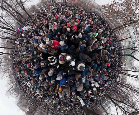 Москва. Болотная площадь. 10 декабря 2011 года